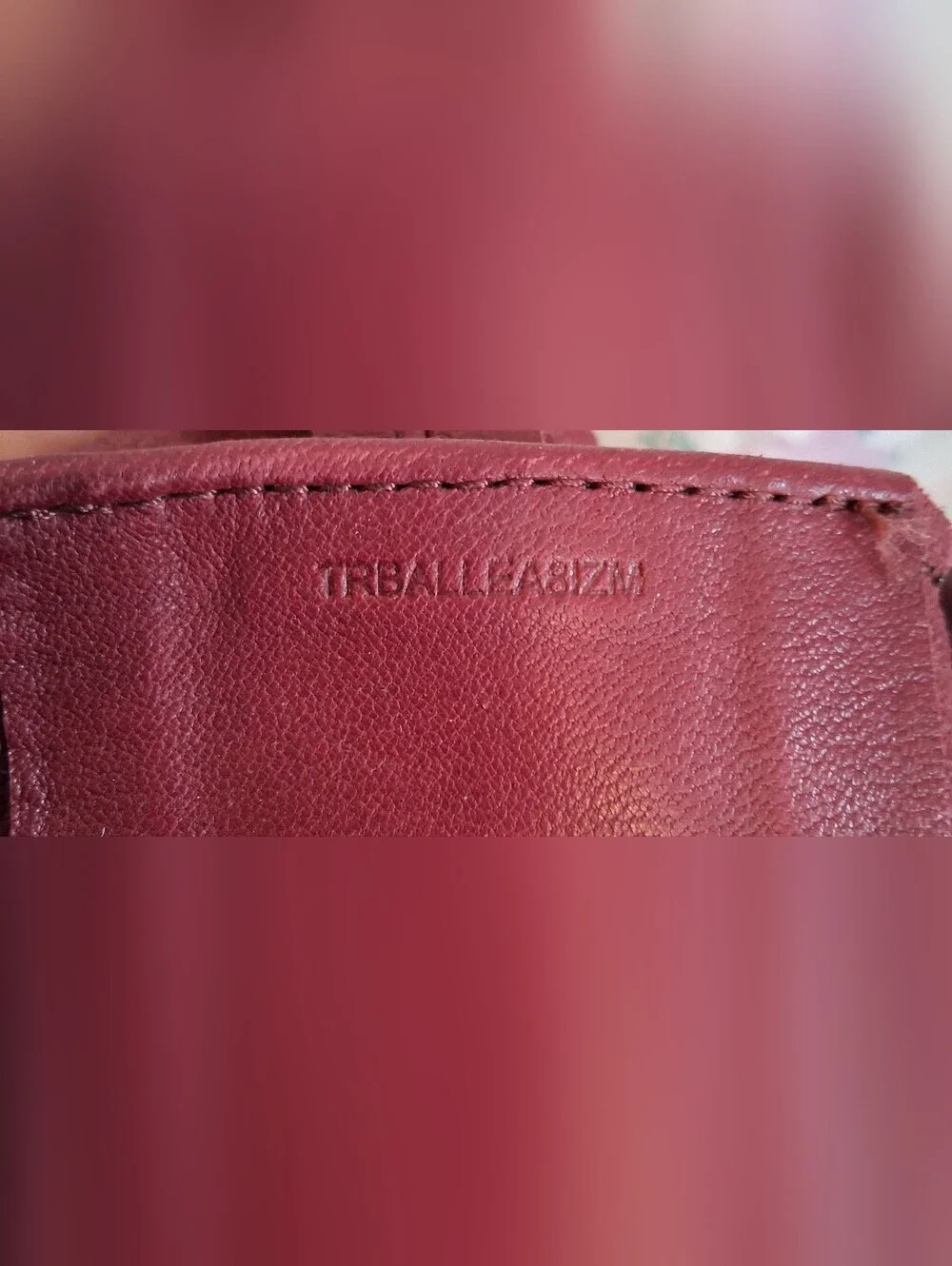 EUC RARE Y2K Burberry Buckleigh Burgundy Calfskin Casual Bucket Tote Purse Bag